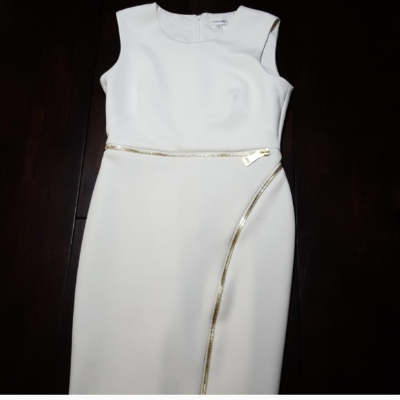 Calvin Klein Dresses & Skirts - Calvin Klein dress with accent gold zipper